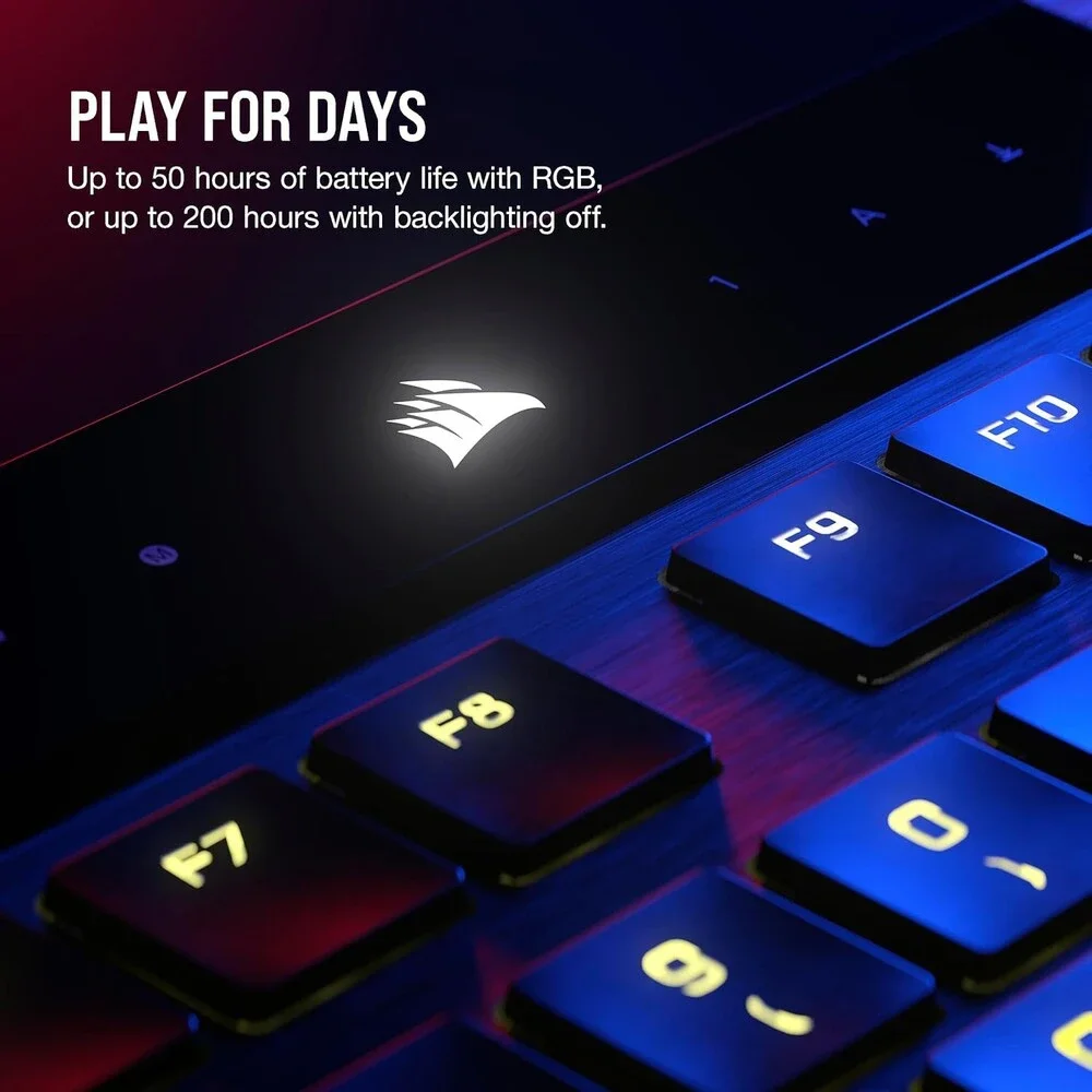 Corsair K100 AIR Wireless RGB Mechanical Gaming Keyboard - Ultra-Thin NIB